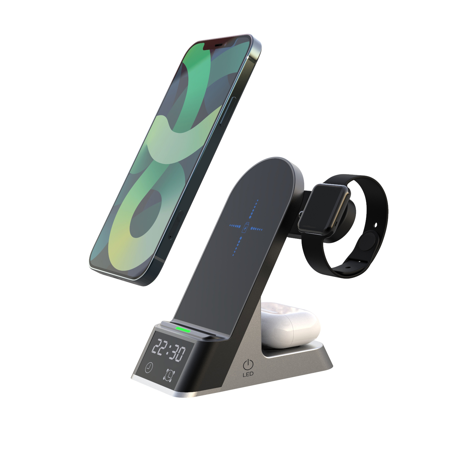 BMP-W1794：15W 6 in1 Wireless Charger