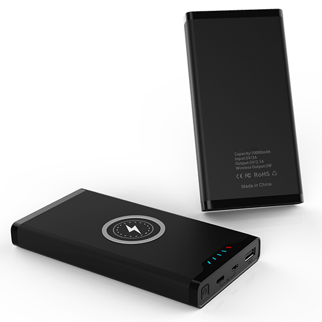 BMP-W1274：Wireless Charger+Power Bank（10000mAh）