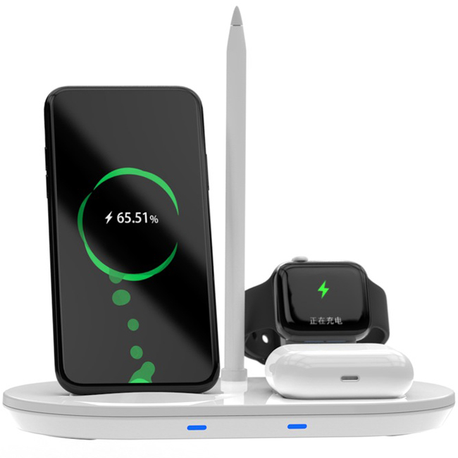 BMP-W1581：Four-in-one Multifunctional Wireless Charging Station