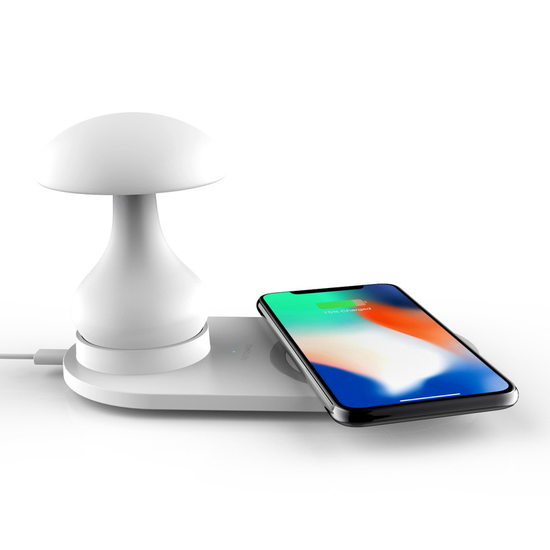 BMP-W1673:Wireless Charging Of Mushroom Lamp