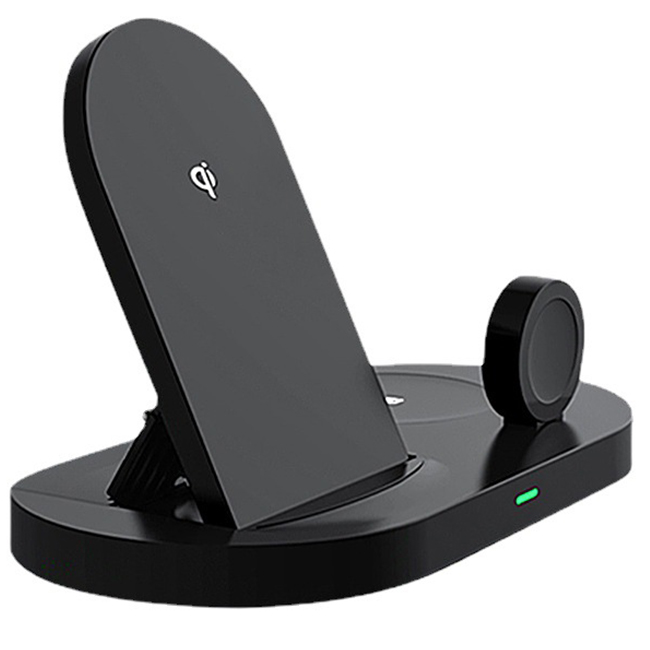 BMP-W1655：Foldable 3 in 1 wireless charger